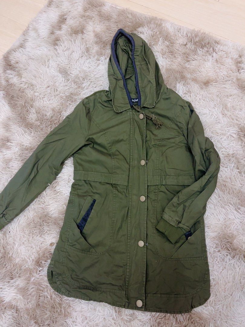 Army green Parka Jacket