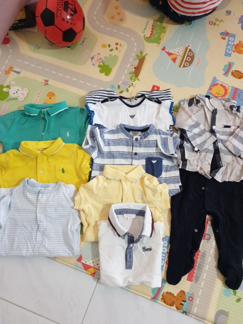 Burberry polo store for baby boy