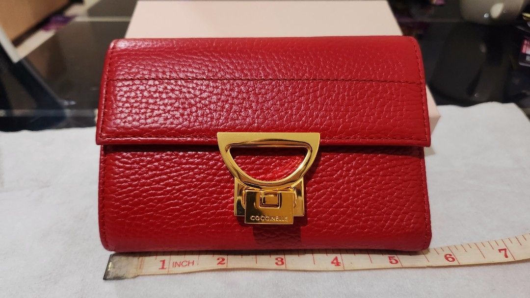 Coccinelle Rosso Leather Women Wallet main image 0