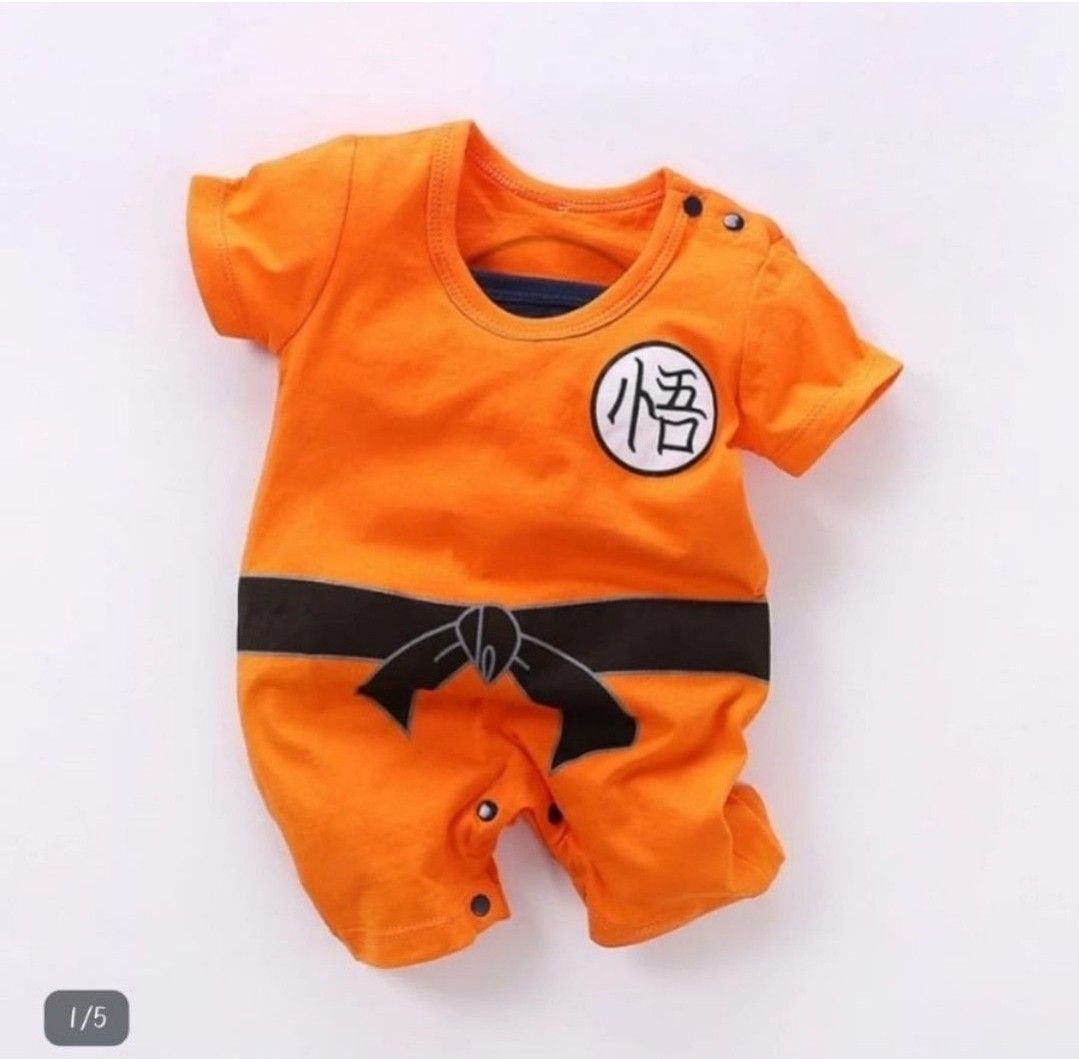 BAJU ANIME ANAK BAYI 1Y 12M 1T GOKU DRAGON BALL Z SON GO KU BAJU ROMPER