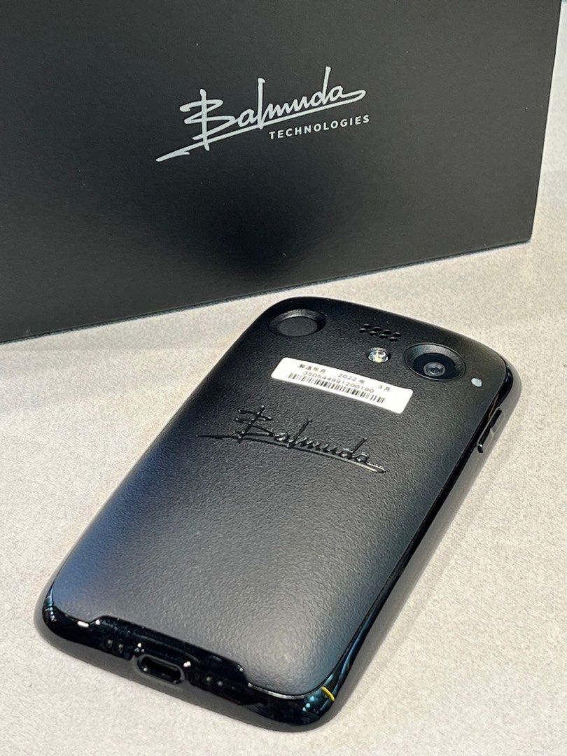Balmuda phone Softbank 日本製黒色90%new fullset, 手提電話, 手機
