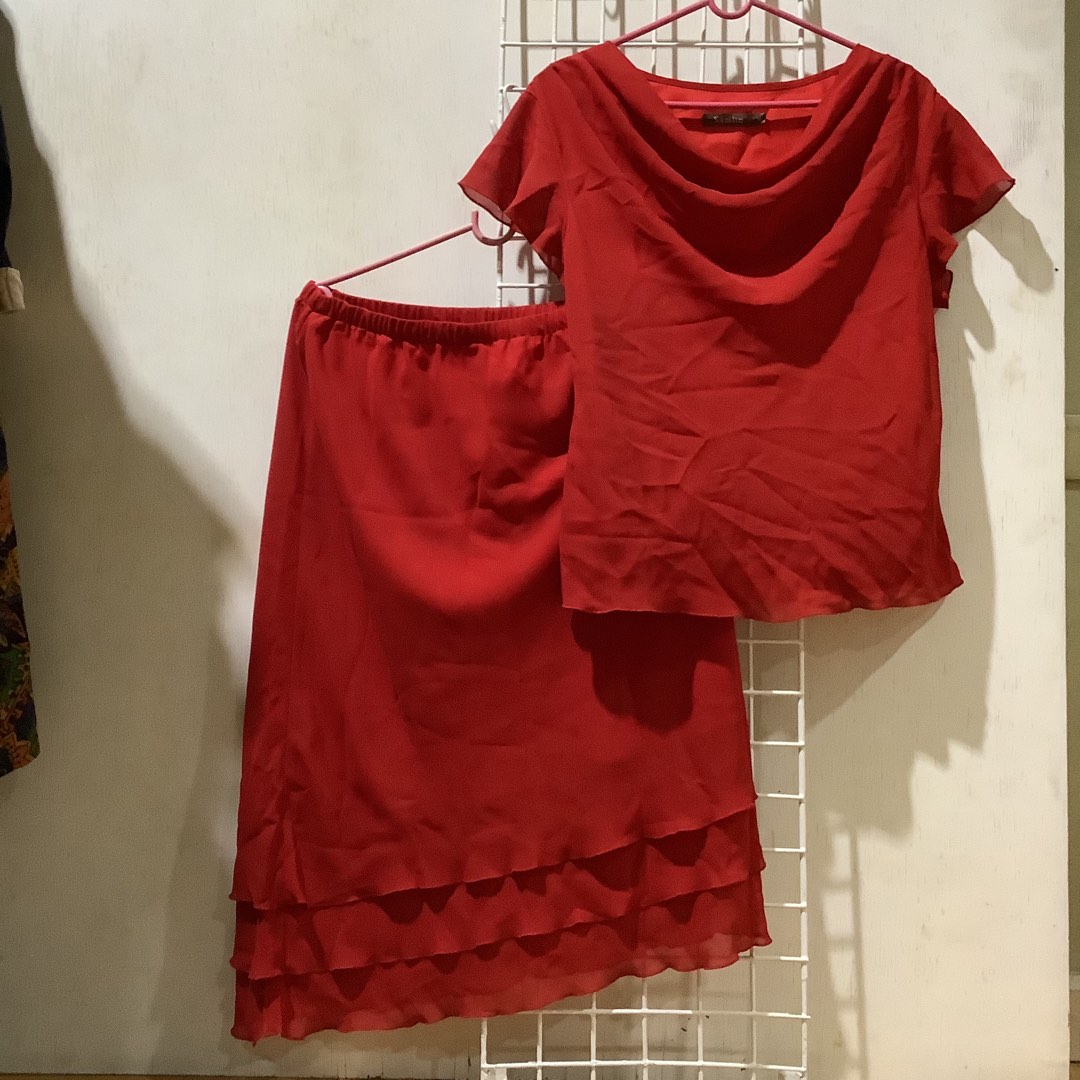 Baro’t Saya Women’s Dress XL Red, Women's Fashion, Dresses & Sets