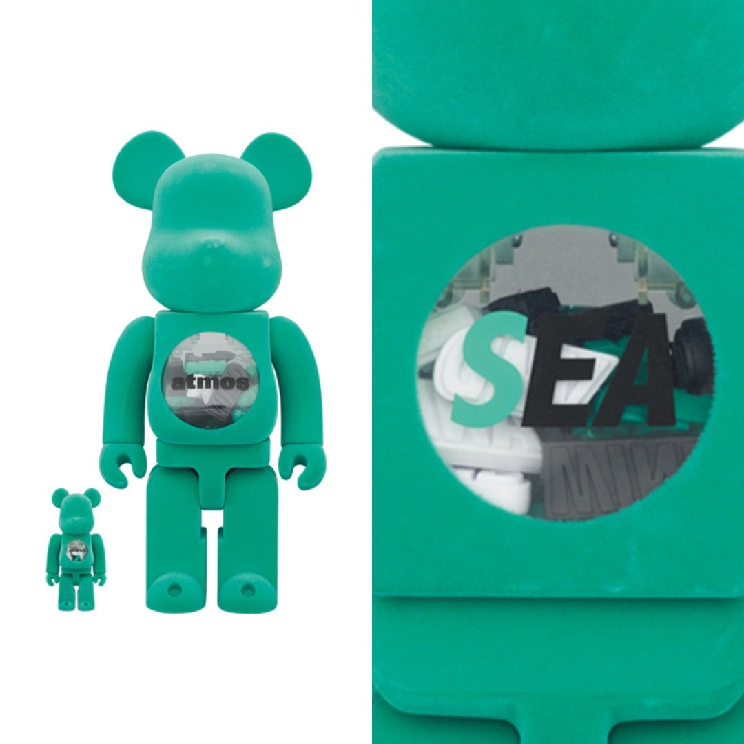 BE@RBRICK atmos×WIND AND SEA 100％ & 400％