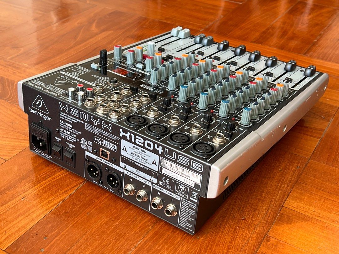 Behringer XENYX X1204USB mixer, 興趣及遊戲, 音樂樂器 & 配件, 樂器 Carousell
