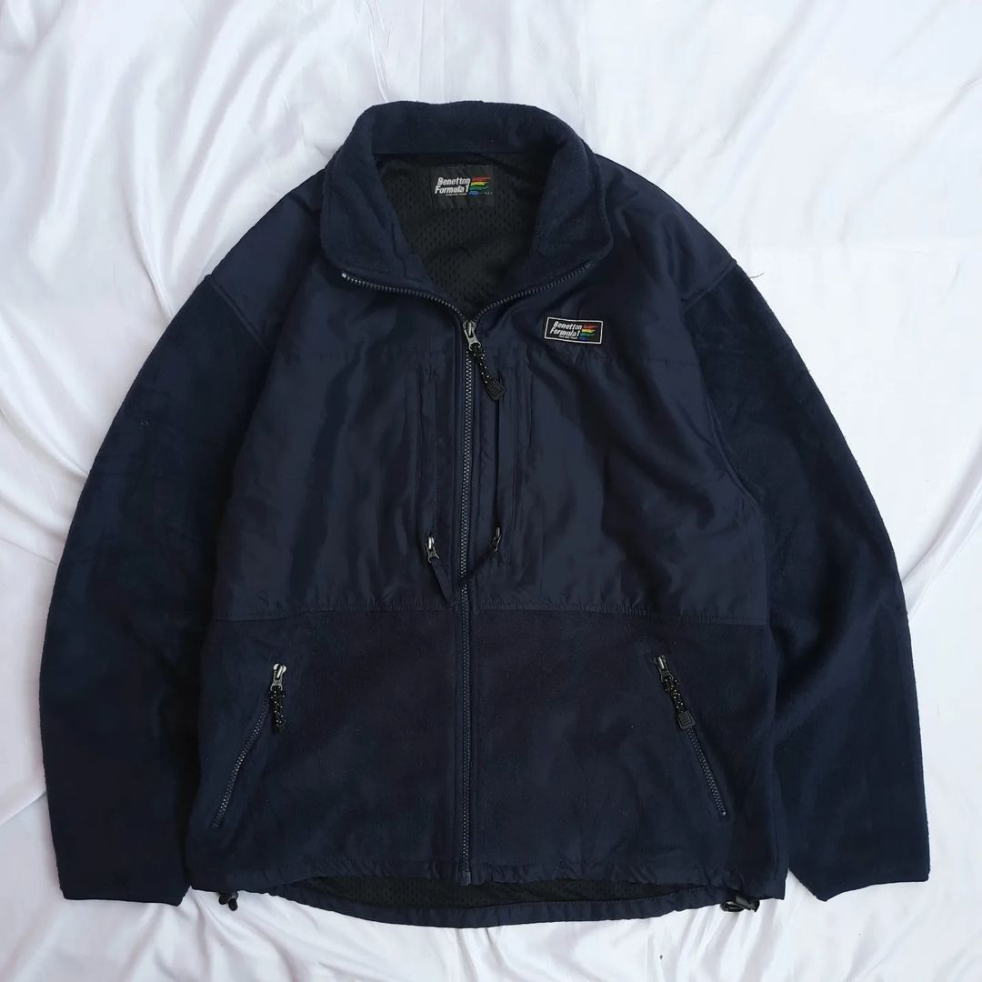 Benetton online fleece jacket