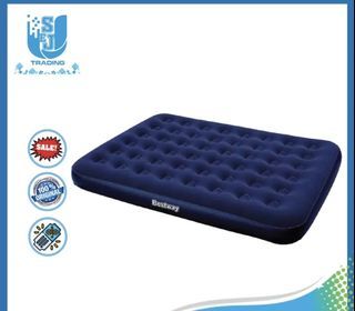 Bestway Queensize Inflatable Airbed with manual air pump