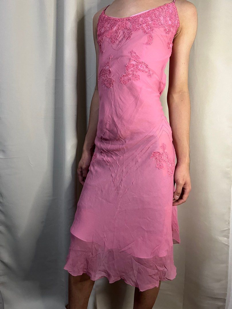 Pink betsey johnson top dress