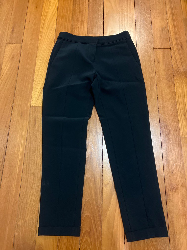 Black Low rise work pants, Women's Fashion, Bottoms, Jeans & Leggings