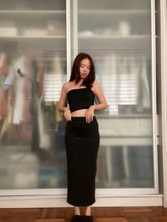 Black Tube + Skirt Coords