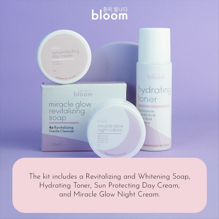 Bloom Miracle Glow Set, Beauty & Personal Care, Face, Face Care on