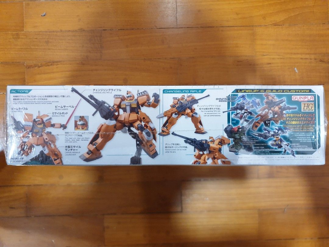 Brand New Bandai 1/144 HG Build Divers GM III Bean Master. Nt Gundam PG, MG, RG. (Category: Gundam Model Kits) located in Singapore. Submitted by anz1199 (Listing ID 1212389624, Image 2). Description: Selling a Brand New Bandai 1/144 HG Build Divers GM III Bean Master..