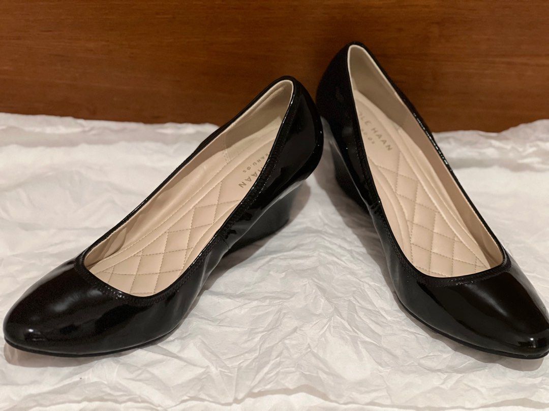 Cole haan patent leather flats sale