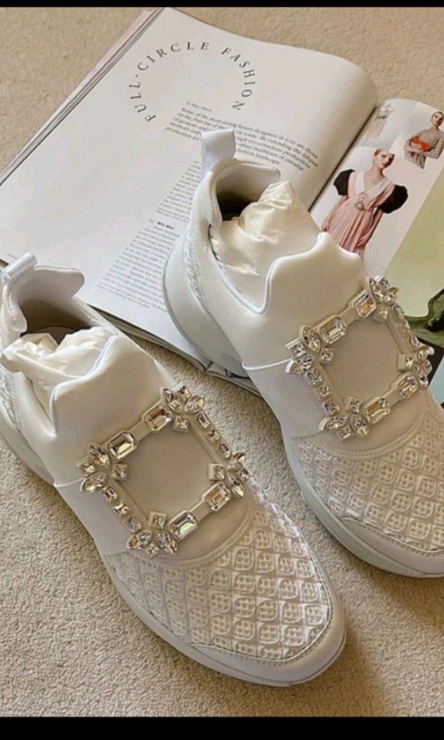 White sneakers with bling shop