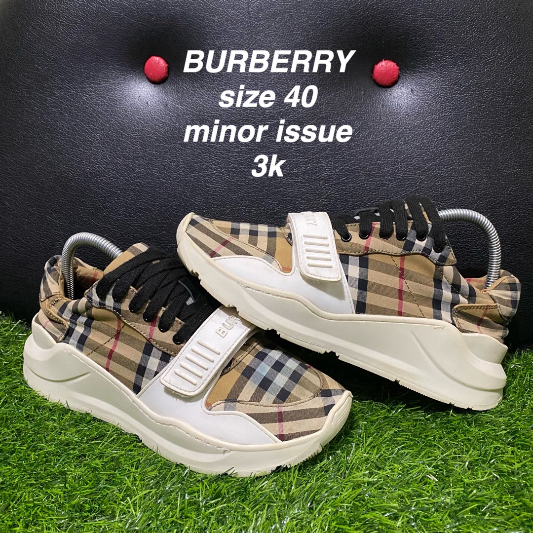 BURBERRY, Men's Fashion, Footwear, Sneakers on Carousell