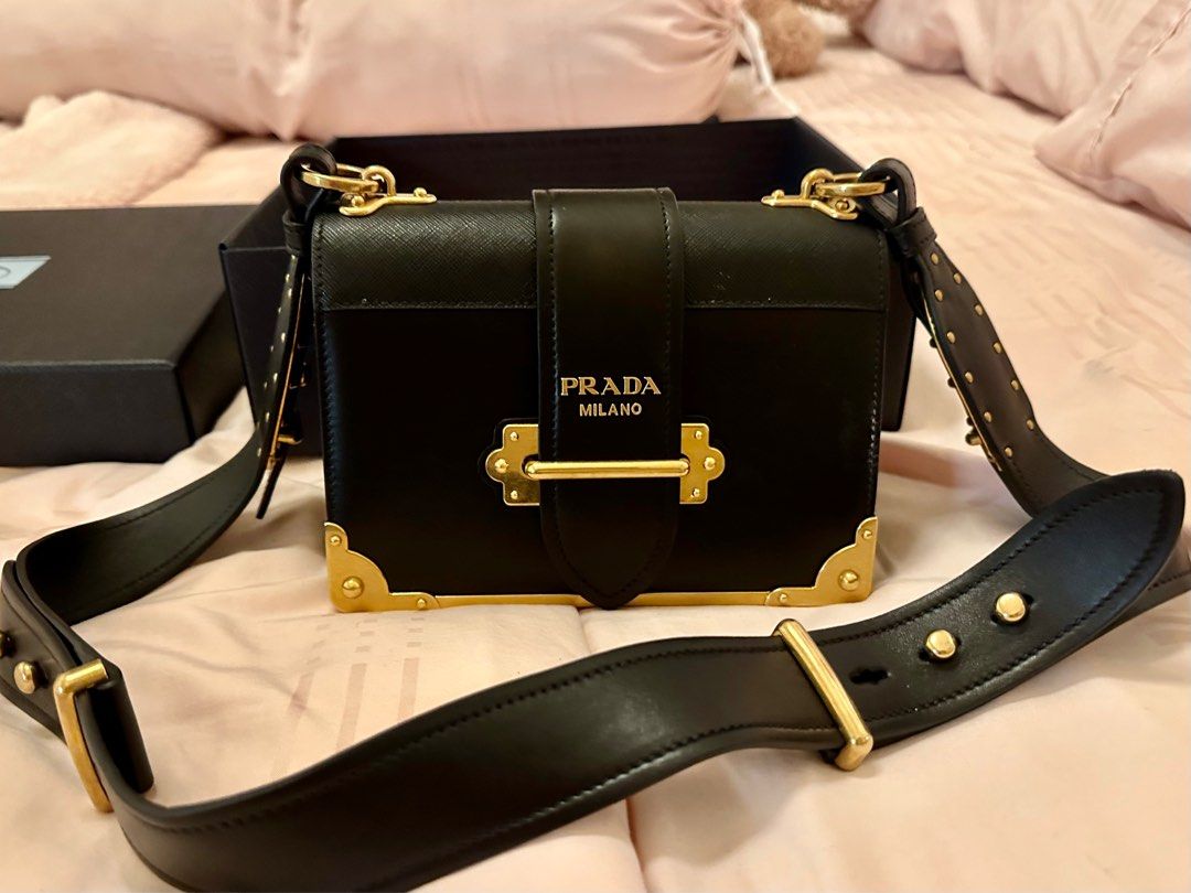 Brand New* Cahier Prada Bag, 100% authentic with an excellent condition,  Women's Fashion, Bags & Wallets, Shoulder Bags on Carousell