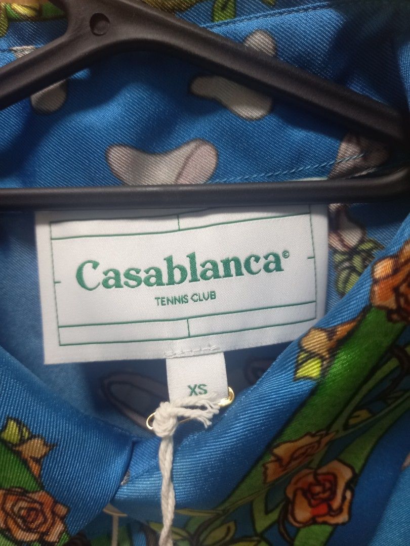 CASABLANCA L'AMOUR EN FLEUR SILK SHIRT