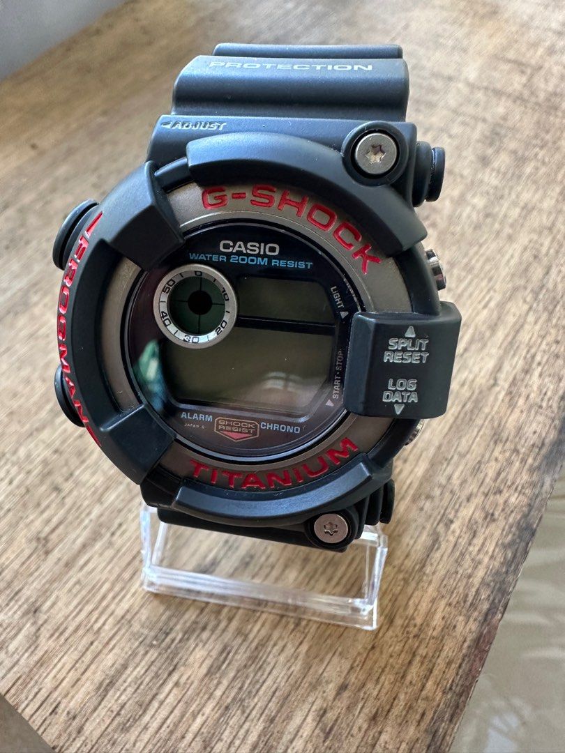casio g shock Frogman DW-8200-1A, 名牌, 手錶- Carousell