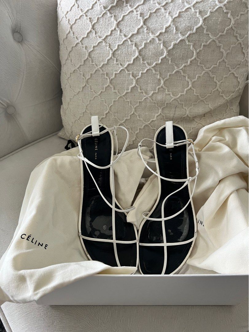 Nude store cage shoes