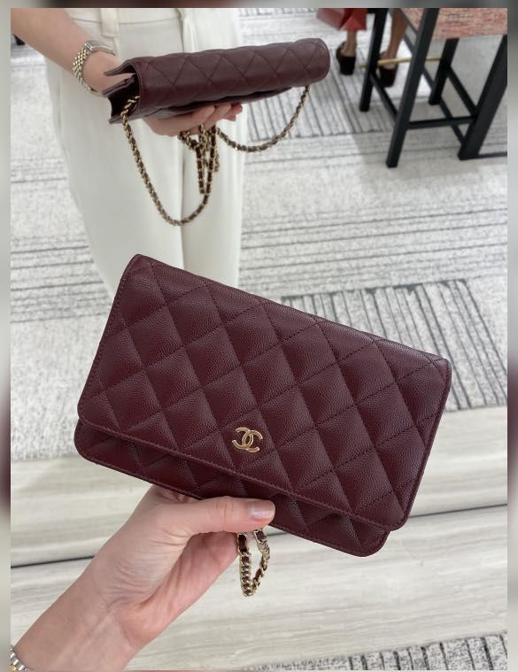 Chanel Classic WOC Burgundy