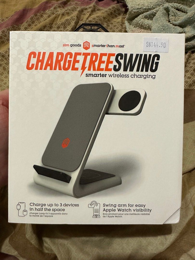 Charge Tree Swing - Chargeur induction 3 en 1 Apple Watch, iPhone