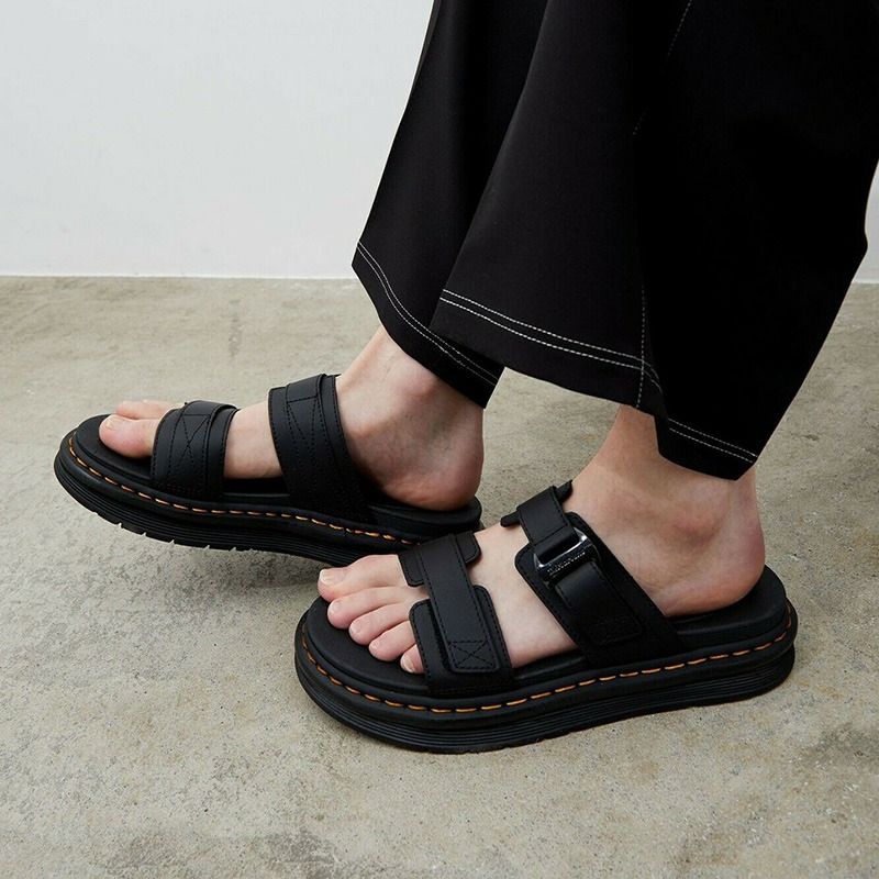 Chilton men's leather slide sandals clearance