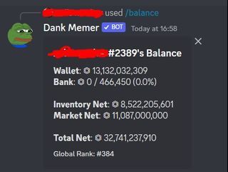 Dank Memer Coins & Items (Check Description To Buy Directly From