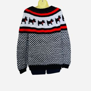 Chunky Dog fair isle sweater