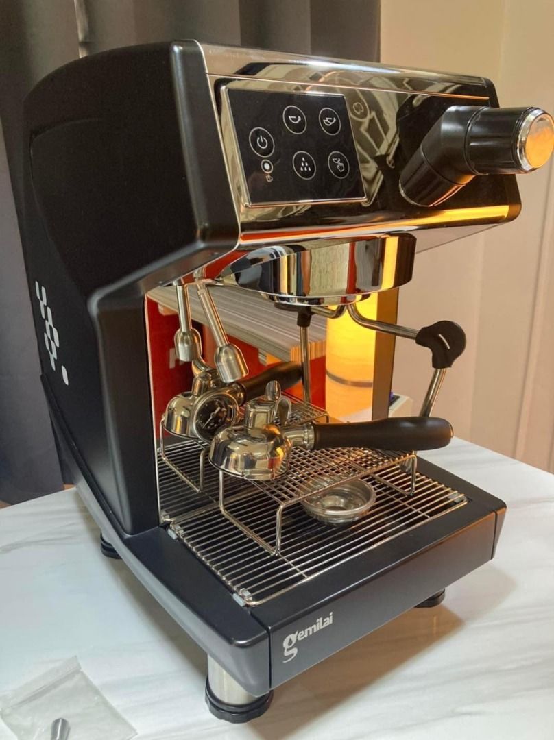 COMMERCIAL SEMI AUTOMATIC GEMILAI ESPRESSO MACHINE EPA-04 (Category: Coffee Machines & Makers) located in Taguig. Submitted by mgracelim38484 (Listing ID 1212260770, Image 1). Description: TRY OUR NEWEST OFFERING SEMI-AUTOMATIC COFFEE MACHINE ESPRESSO ! NEW ARRIVAL STOCKS! Grab now buyers!! We also have Upcoming Coffee Machine Model (CRM3200D) 🙂 Coffee machine principle: pump pressure type Capacity: 15 cups or more Rated power: 2650W Weight: 15k