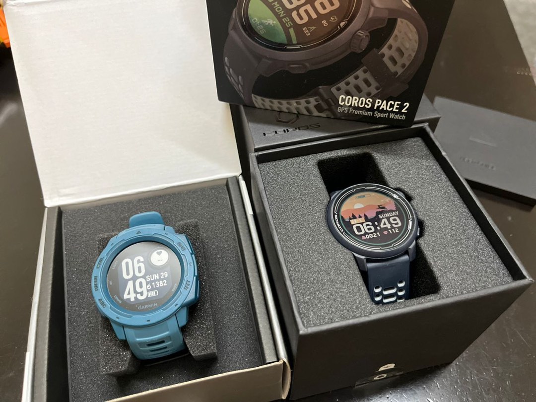 Garmin Instinct and Coros Pace 2 Men s Fashion Watches