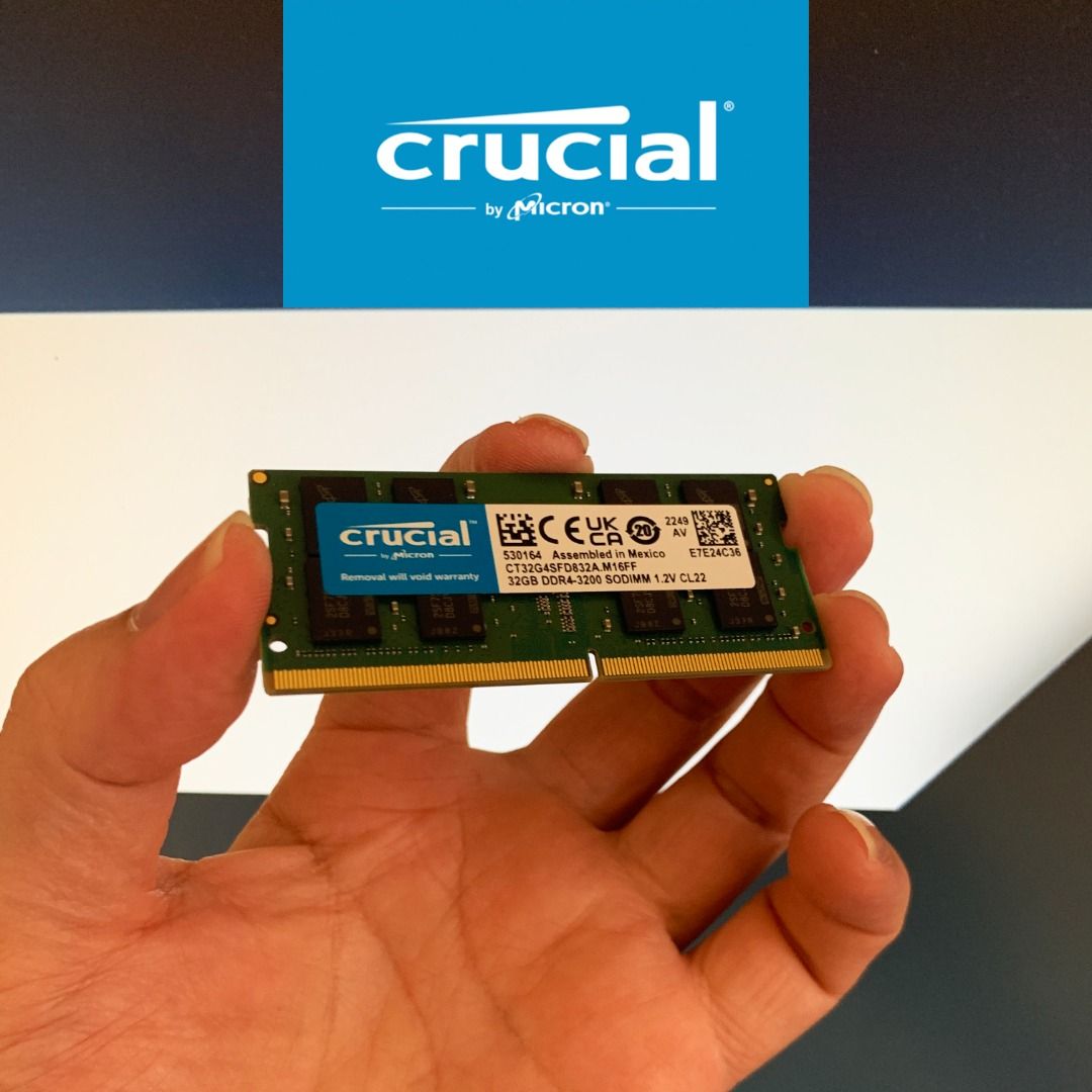 Crucial 32GB DDR4-3200 SODIMM | CT32G4SFD832A 