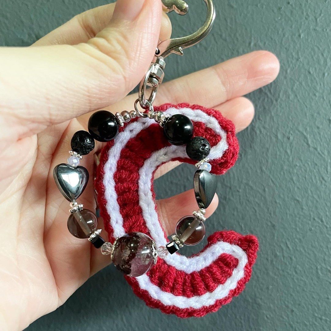 Alphabet sales bag charm