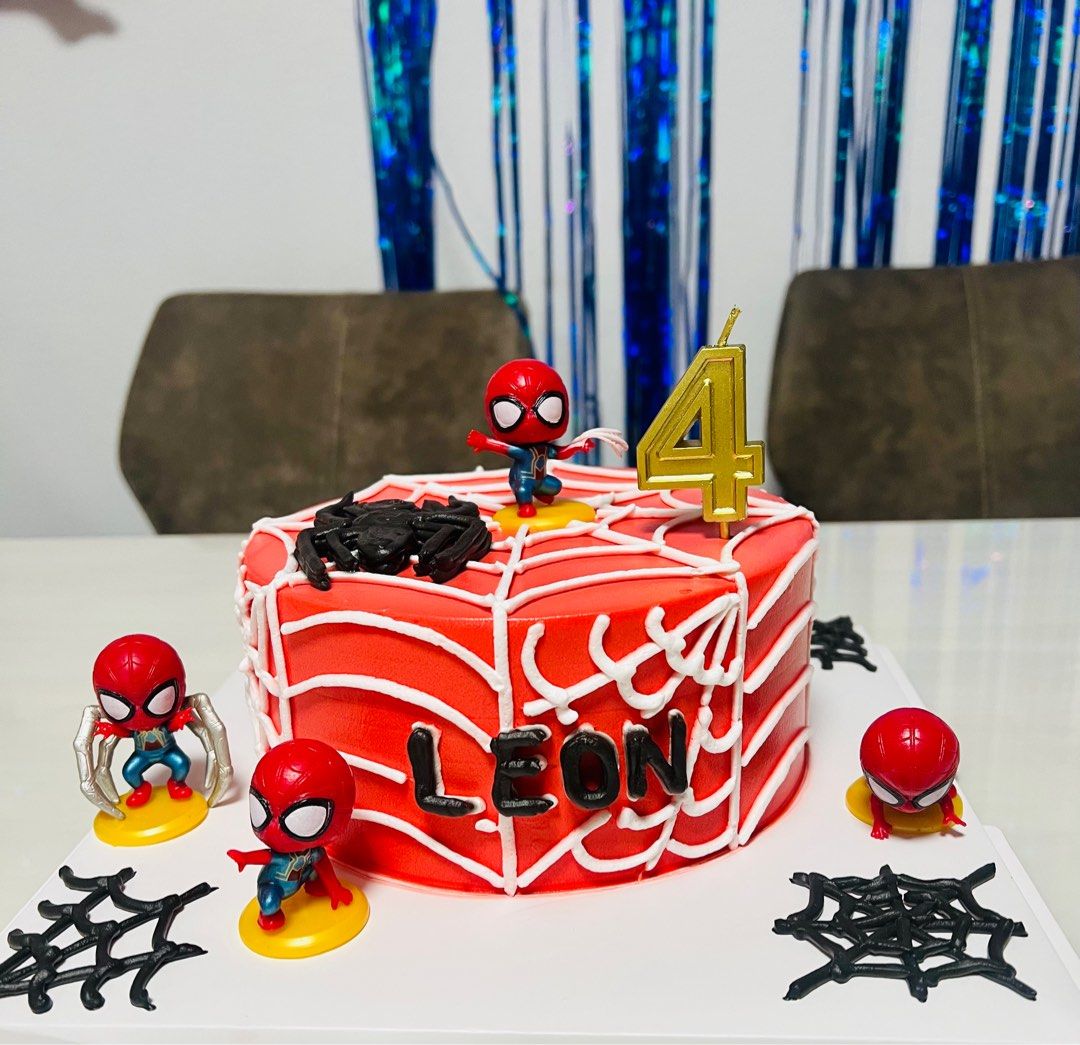 Spiderman birthday cake, Spiderman mask cake birthday cake Singapore | Spiderman  birthday cake, Birthday cake singapore, Birthday cake