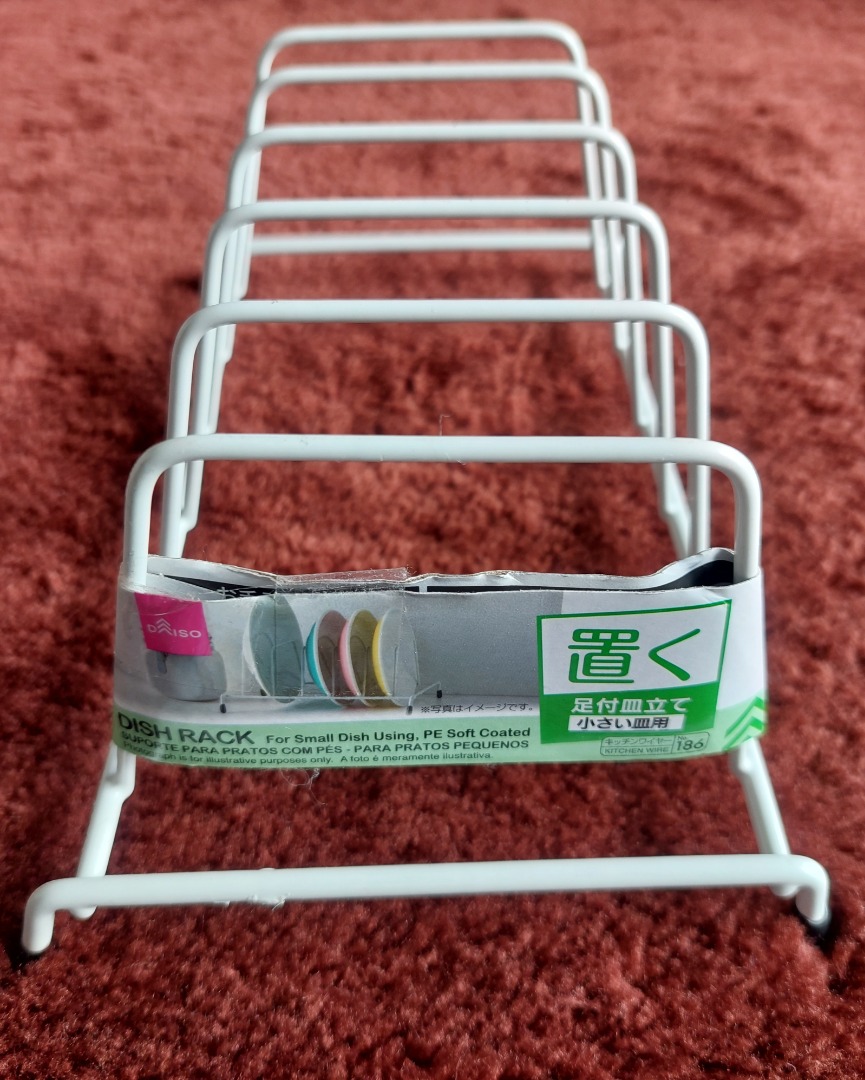 Daiso Dish Rack White