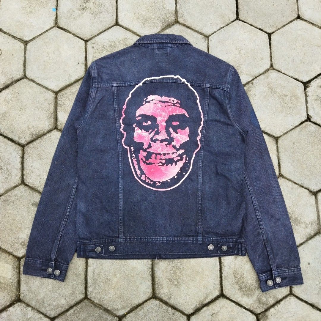 Obey misfits top denim jacket