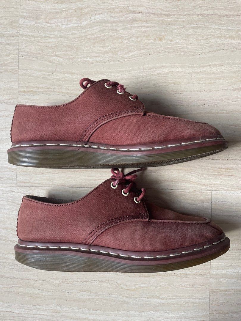 Dr Martens Buddy Shoes Maroon