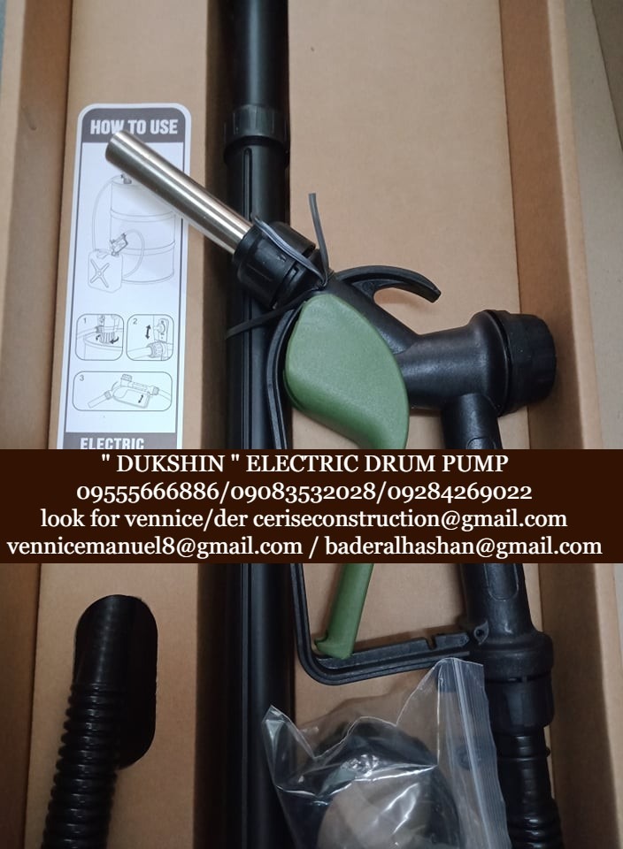 DUKSHIN ELECTRIC DRUM PUMP, Commercial & Industrial, Construction ...
