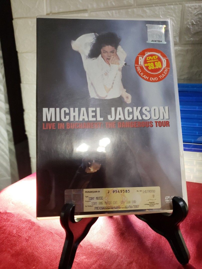 Dvd Michael Jackson Live In Bucharest The Dangerous Tour Dvd