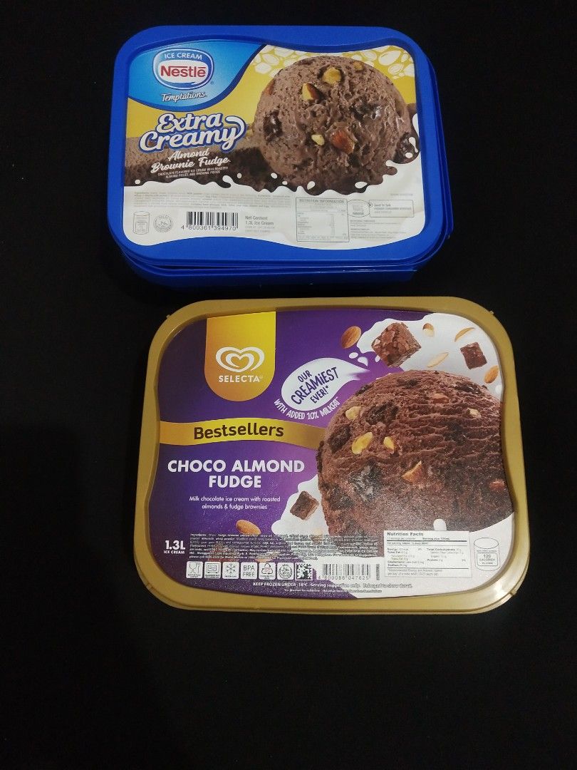 Empty Ice Cream Containers (Set of 3), Furniture & Home Living