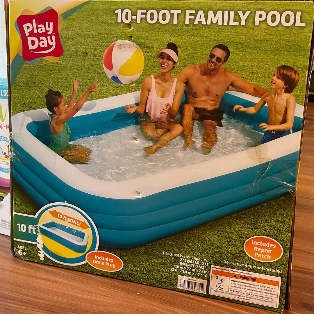 Walmart Play Day Deluxe Comfort Pool Instructions Play Day Deluxe