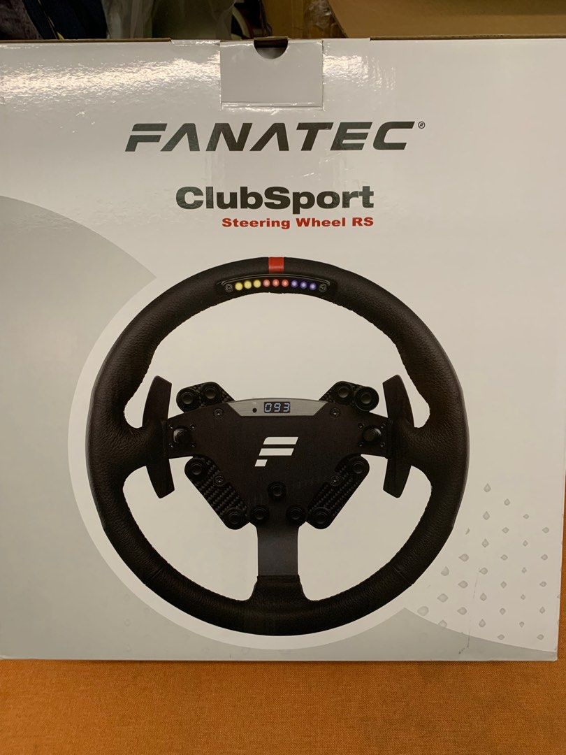 Fanatec ClubSport steering Wheel RS, 興趣及遊戲, 玩具& 遊戲類