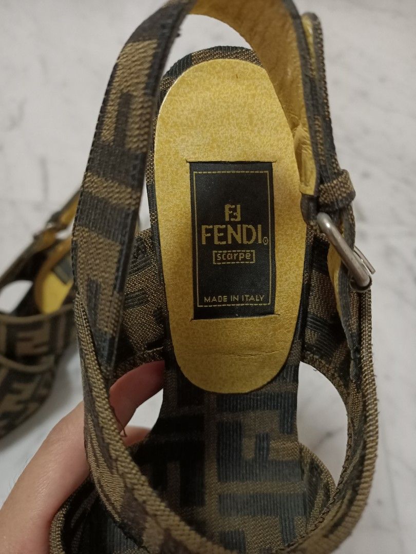 Fendi sales zucca sandals