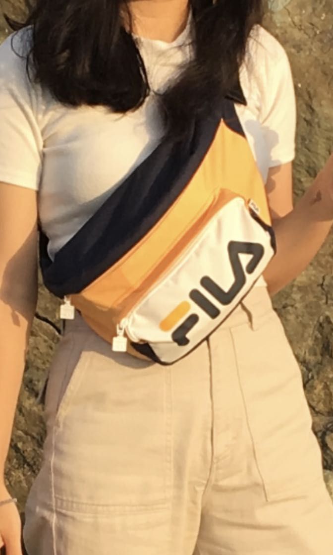 Fila fanny pack yellow on sale