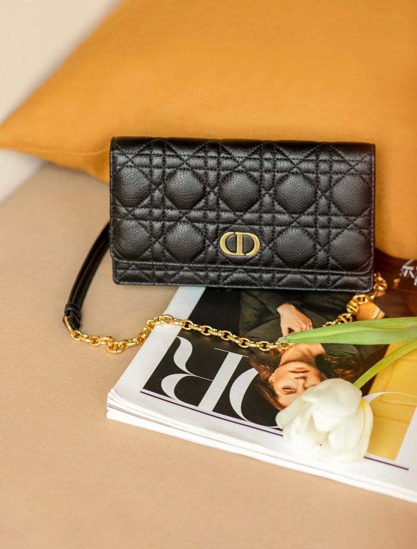 Christian Dior Dior Caro Womens Folding Wallets