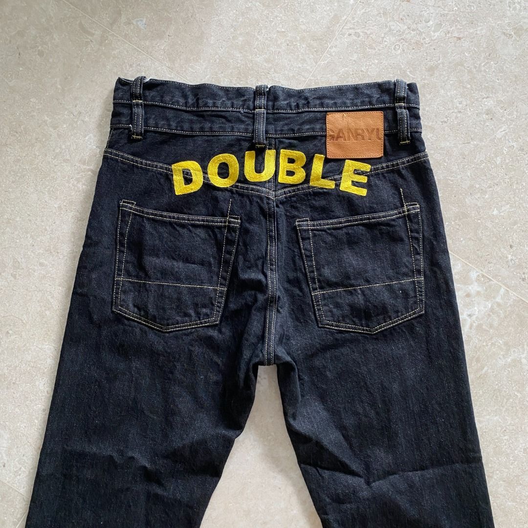 Ganryu Comme des garcons AD2013 Double Waist Denim Jeans