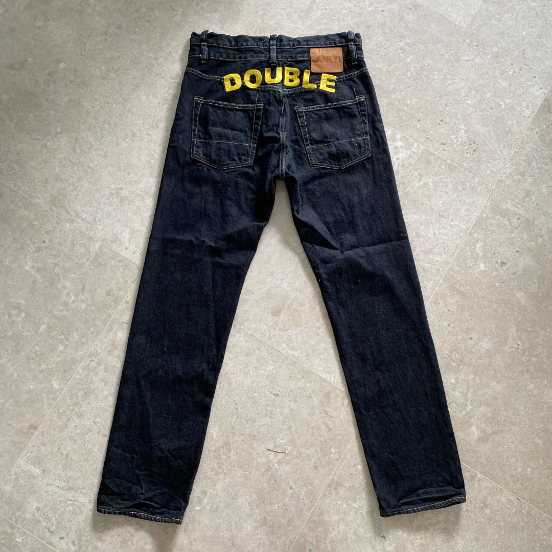 Ganryu Comme des garcons AD2013 Double Waist Denim Jeans