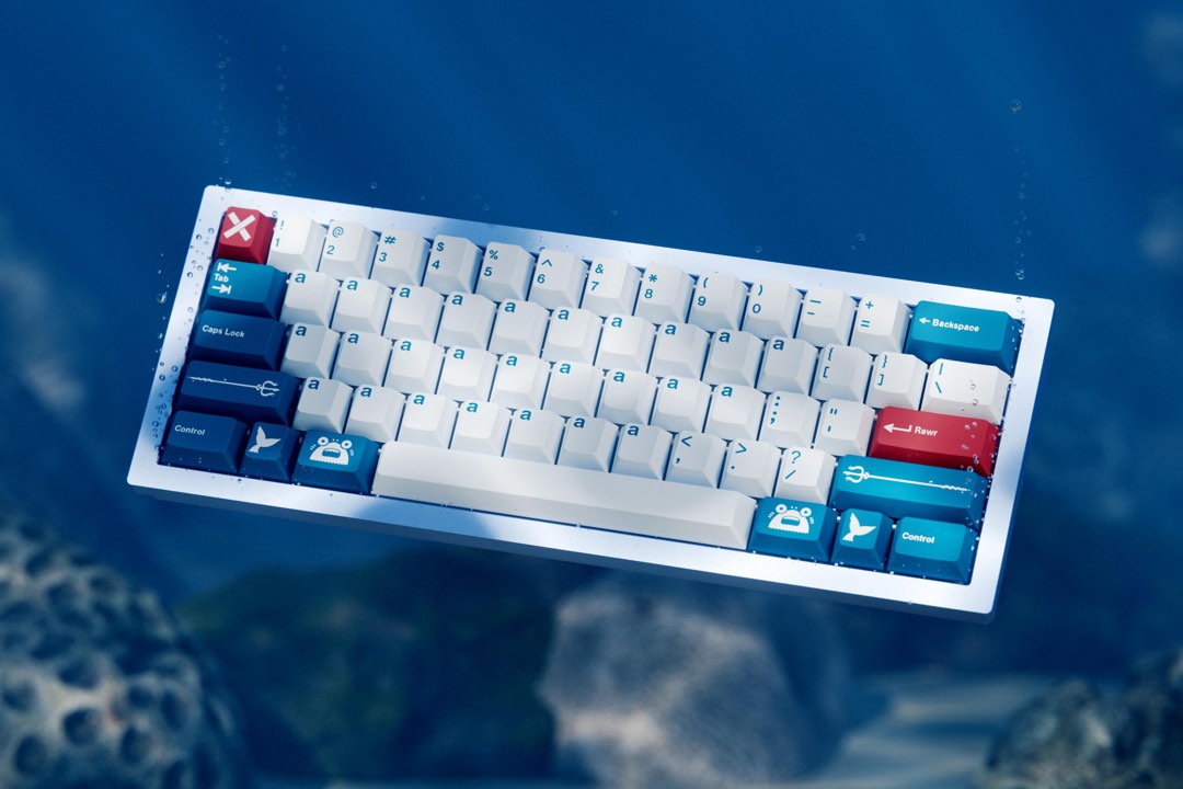 Keycaps GMK A Gawr Gura Clone PBT set, Computers & Tech, Parts 