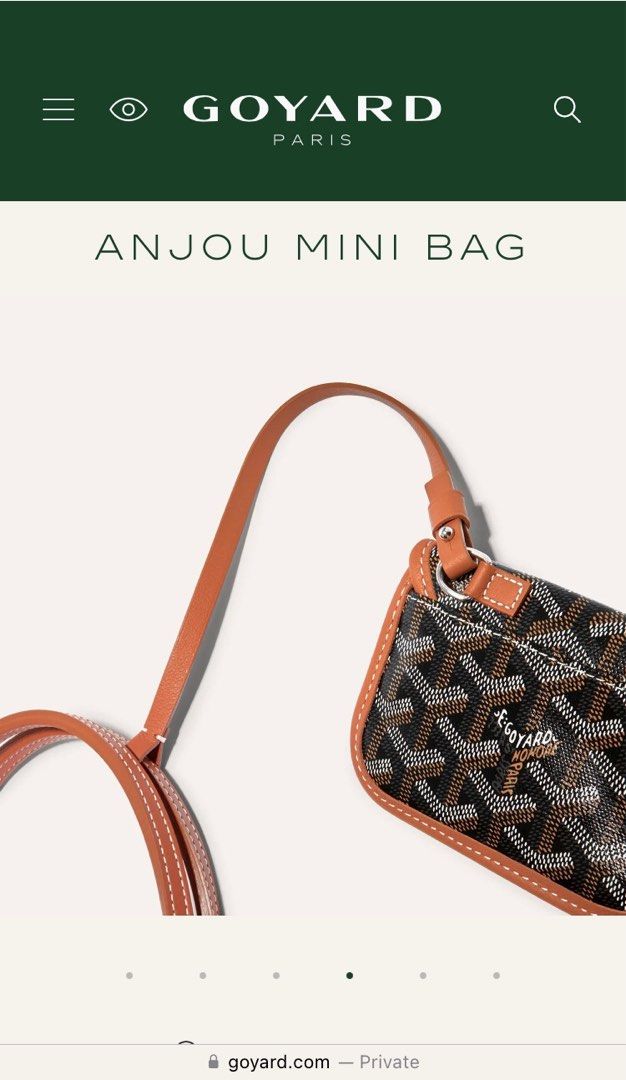 Brand New Goyard Anjou Mini Black Tan REVERSIBLE, Luxury, Bags & Wallets on  Carousell