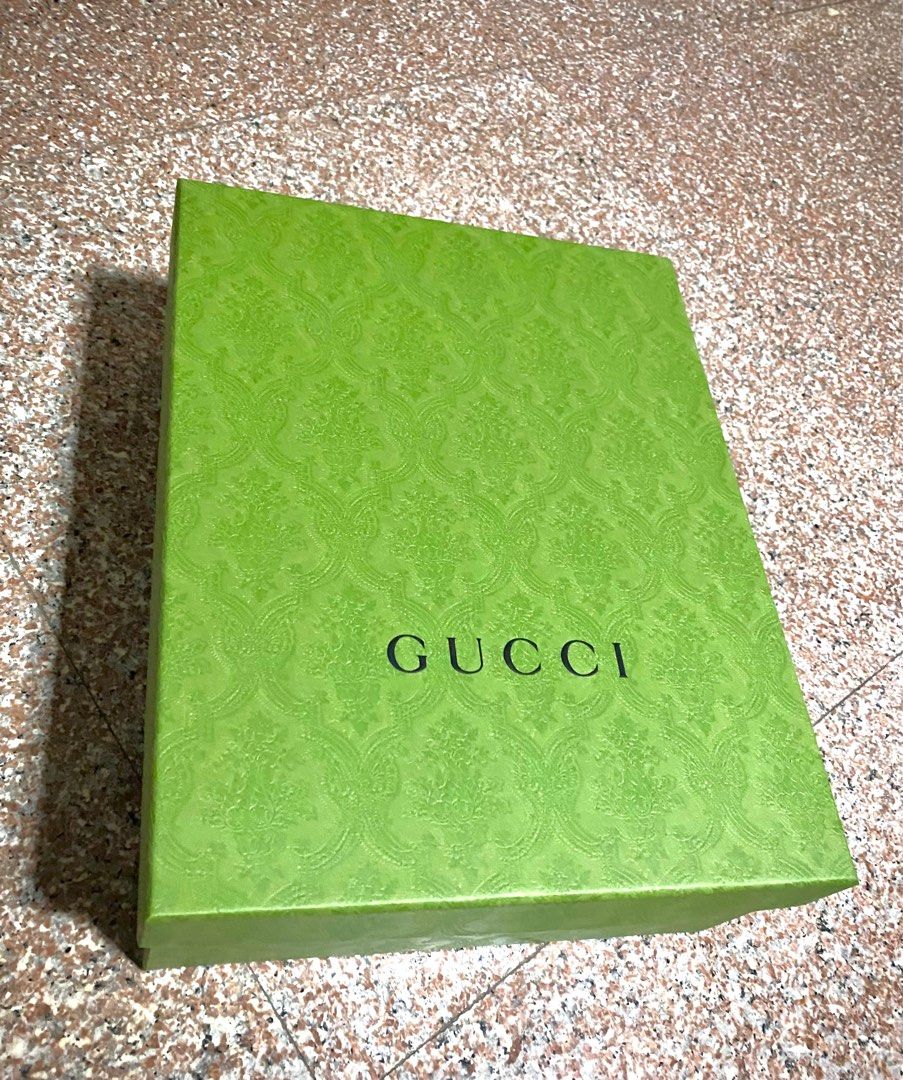 Gucci shoe box and dust 2025 bag