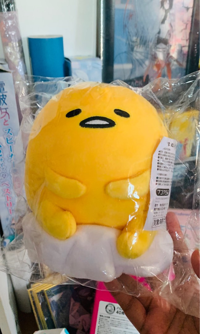 Gudetama plush, Hobbies & Toys, Toys & Games on Carousell