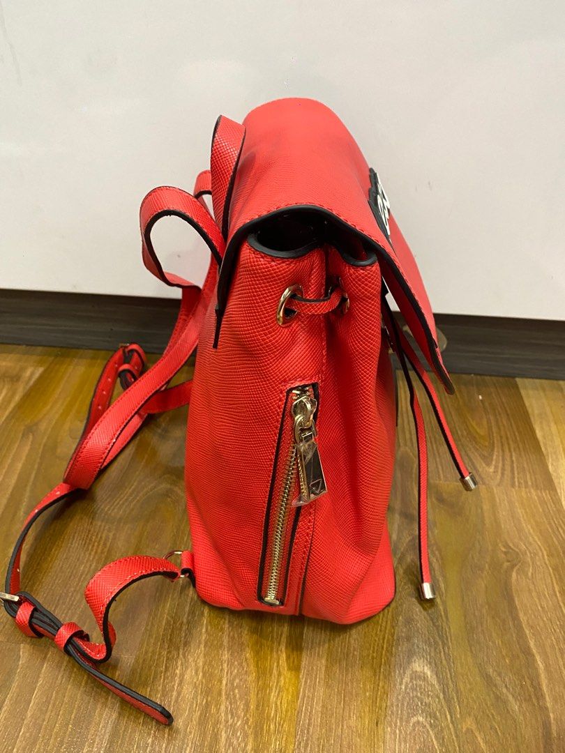 Red guess backpack store